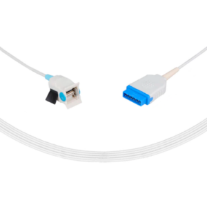 Sensor de SpO2 reutilizable compatible con GE Datex-Ohmeda de 10 pies   Dedo pediátrico  Número de parte: U110-121