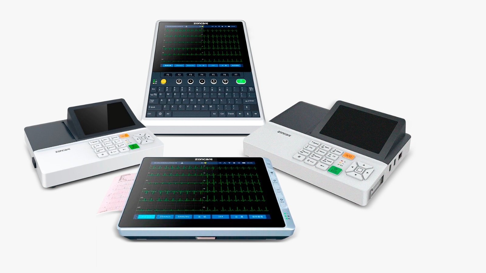 ECG de 3, 6 y 12 canales