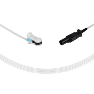 Sensor de SpO2 reutilizable compatible con Novametrix de 10 pies   Conector redondo de 7 pines  Número de parte: U110-03