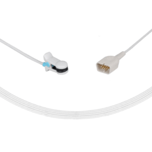 Sensor SpO2 reutilizable compatible con Nihon Kohden - Conector de 9 pines  Clip de dedo pediátrico Número de parte: U105-16