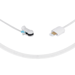 Sensor de SpO2 reutilizable compatible con Masimo 3.6 pies - 1794  Clip de oreja para adultos  Número de parte: U903-125R