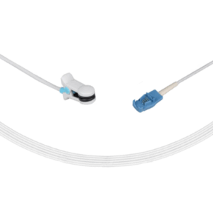 Sensor de SpO2 reutilizable compatible con GE OxyTip+ de 3,6 pies   Clip de oreja para adultos  Número de parte: U903-127