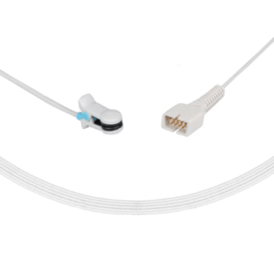 Sensor de SpO2 reutilizable compatible con Nellcor de 3,6 pies   Clip de oreja para adultos  Número de parte: U903-01