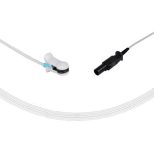 Sensor de SpO2 reutilizable compatible con Ohmeda de 10 pies  Clip de oreja para adultos  Número de parte: U910-02
