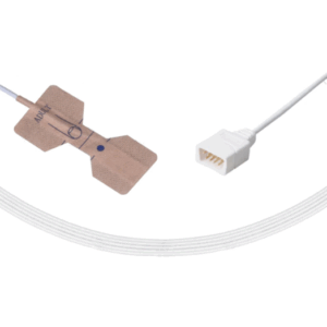 Textil adhesivo de sensor de SpO2 desechable compatible con Novametrix - AS110  Adulto (>40 kg)  Número de parte: U503-03