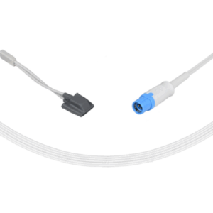 Sensor de SpO2 reutilizable compatible con Masimo 3.6 pies - 1276   Dedo pediátrico Número de parte: U103-125R